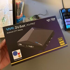 WM 2U Sat K3 PRO Android OTT Media Box
